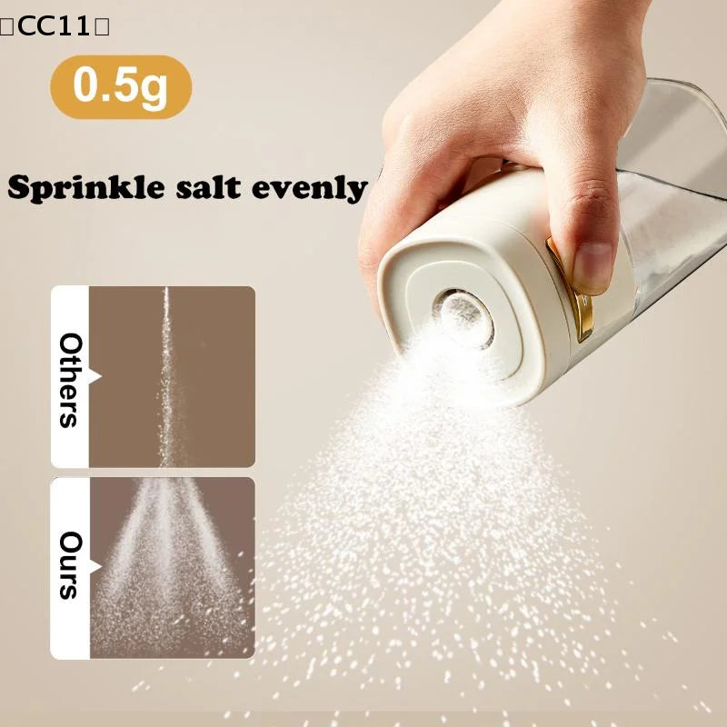 CC11180ml Glass Quantitative Seasoning Jar Press-type Salt Control Qme