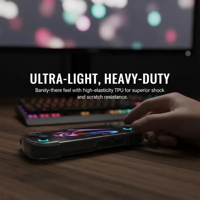 Transparent Soft TPU Case Pocket 6 Impact Resistant Protective Cover Qme