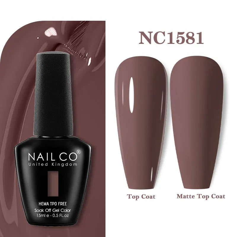 NAILCO Coat Base Gel Nail Polish Nails Art Semi Permanent Lacquer