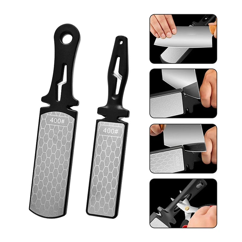 1 Knife Sharpener Diamond Bars 400 1000 Grit Kitchen Knives Tungsten Qme