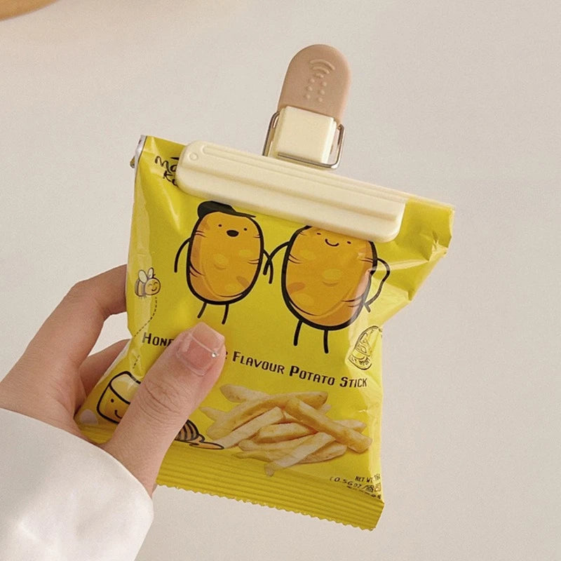 Reusable Food Storage Clips Leak Proof Sealing Snacks Spices Tea Bags Qme
