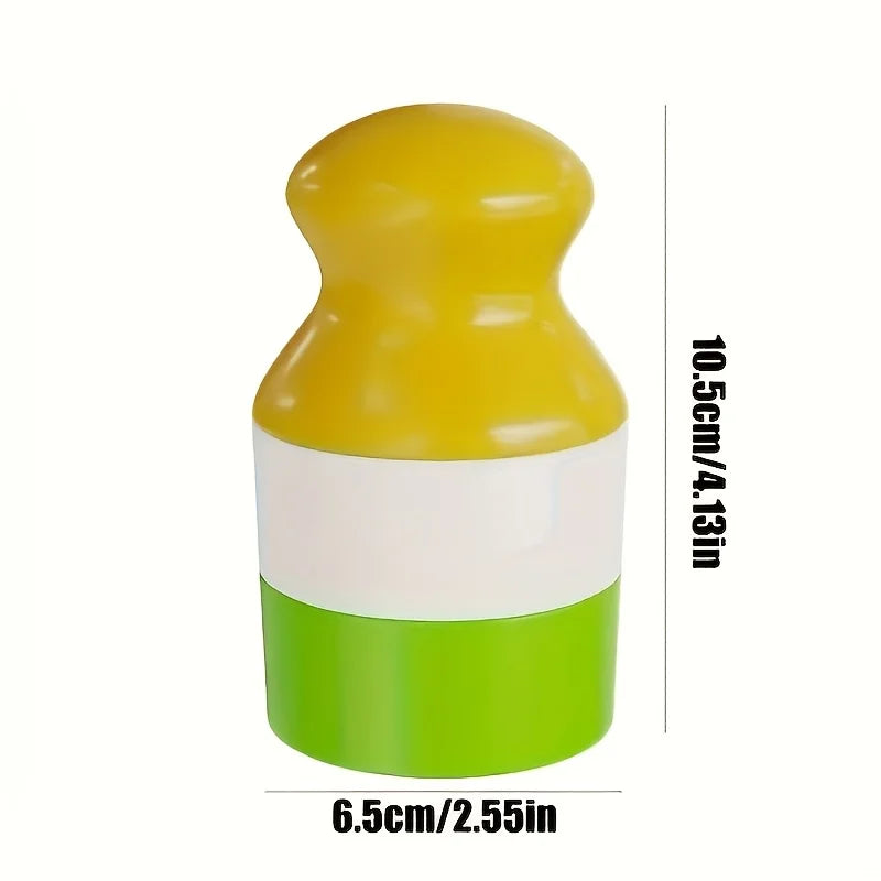 Refillable Sunscreen Dispenser & Roller Applicator - Twistup Container Leak-Proof Dual Compartment Design for Travel Daily Use Qme
