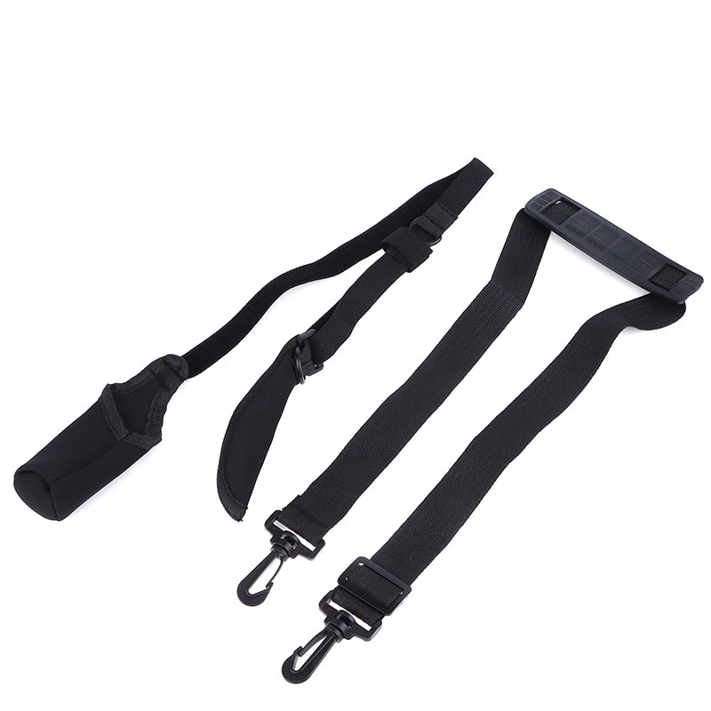 Fishing Rod Storage Bag Elastic Tip Cover Adjustable Shoulder Belt Qme