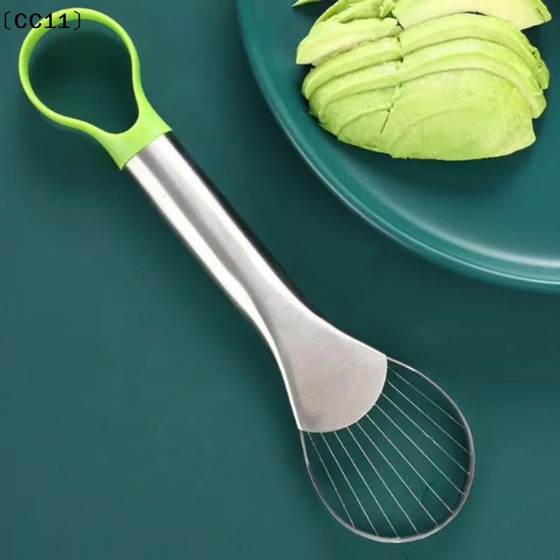 Avocado Knife Gadget Stainless Steel Cutter Kitchen Gadgets Fruit Qme