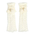 Soft Knitted Toddler Leg Covers Baby Cute Calf Leg Warmers for Kids Girls Fashion Children Pile Sock Winter Lolita Knee Socks Qme WHITE One Size
