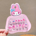 Hello Kitty Kuromi Nail Stickers Safe, Non-Toxic, Odorless Nail Decals New Removable Stickers Qme 3