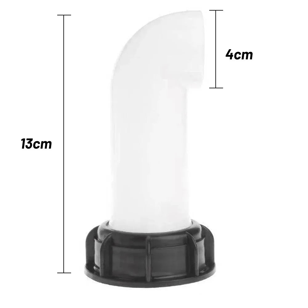 Thread Water Tank Drainage Diversion Tube 45mm 40mm Drain Spout IBC Tank Valve Accessories Garden Irrigation Tap Fittings Qme standard