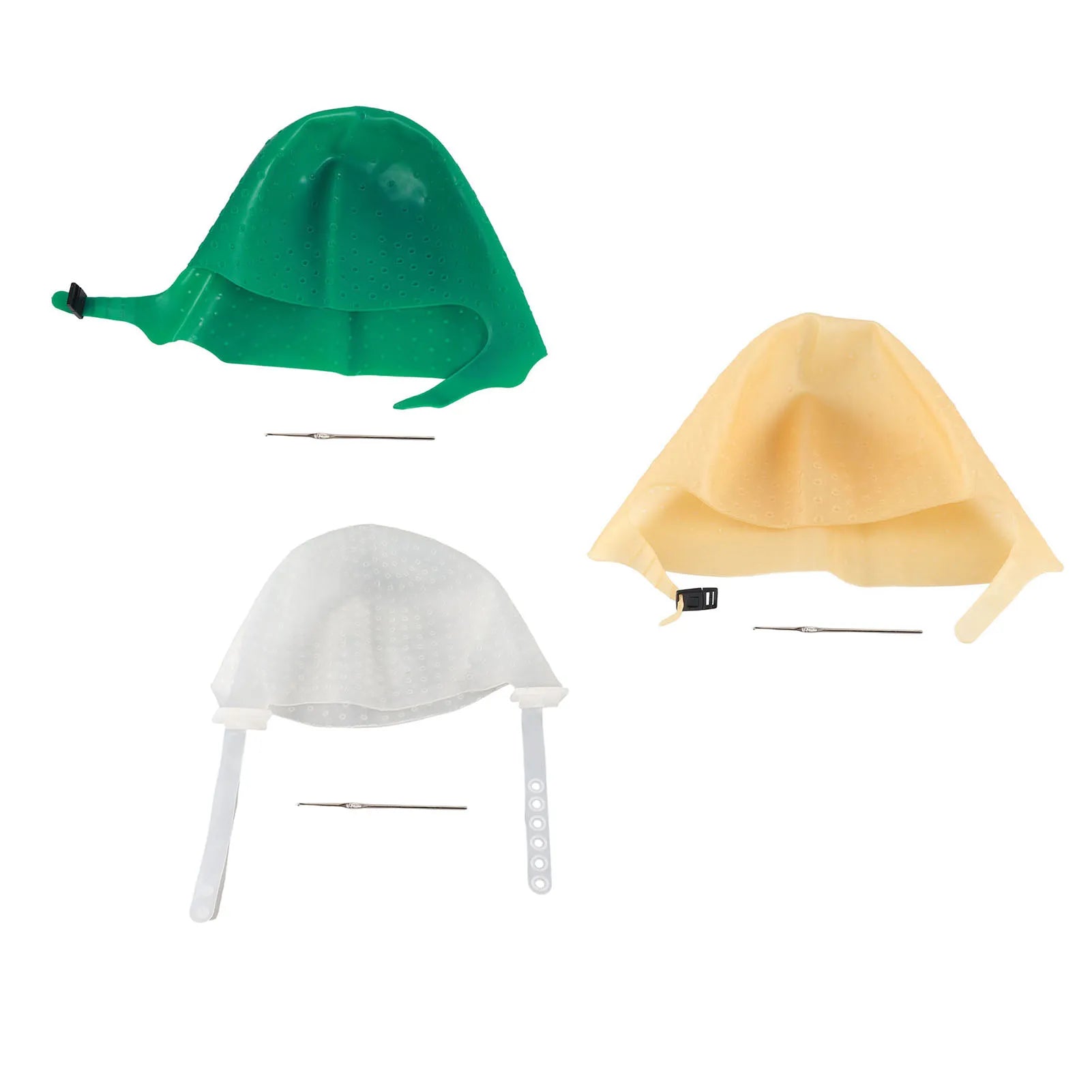 Hair Coloring Highlighting Hat Silicone Reusable DIY Hair Dyeing Hat Tool for Beauty Salon Hair Dyeing Hat Hairdressing Hat Tool Qme