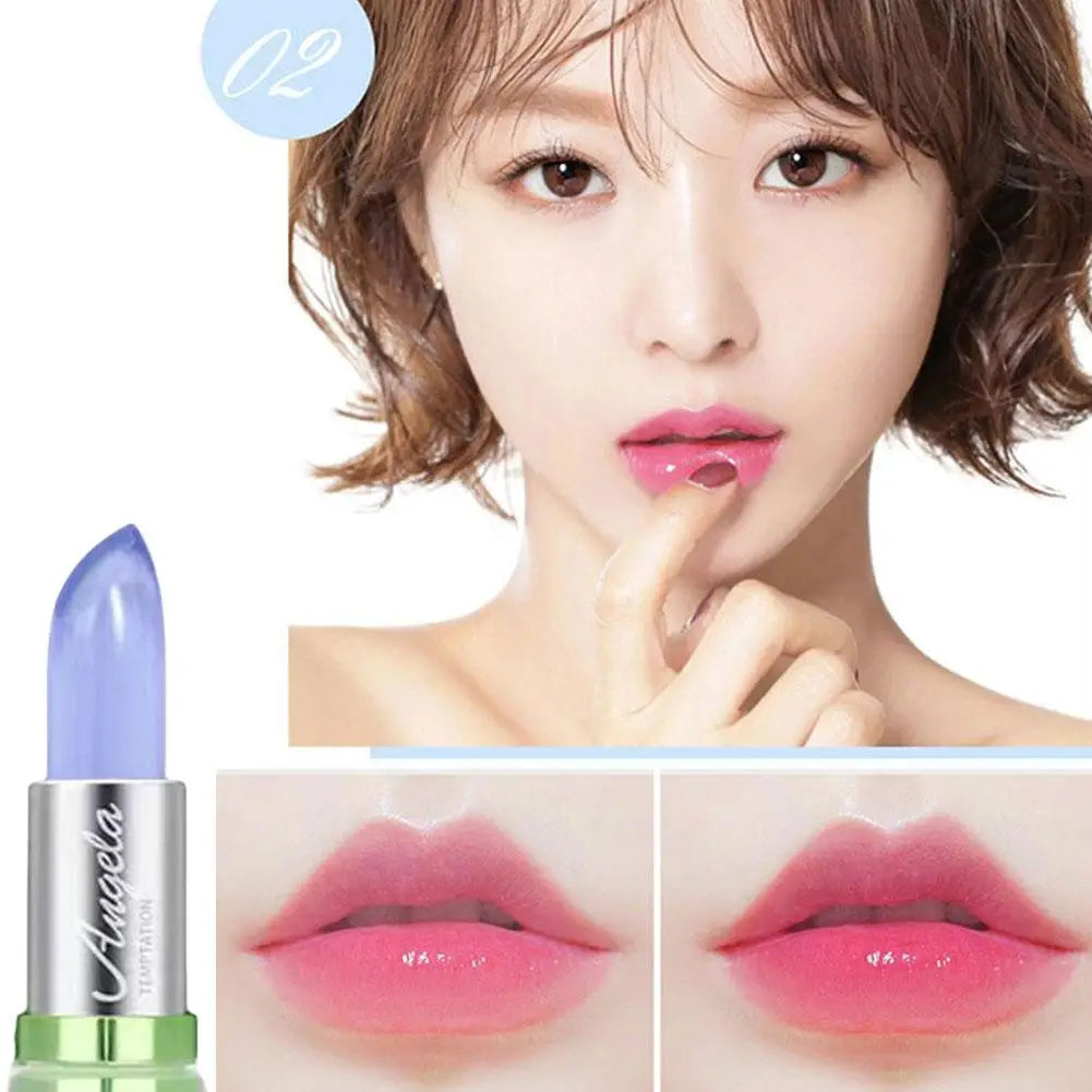 Crystal Jelly Lipstick Magic Changing Moisturizing Temperature Lip Qme