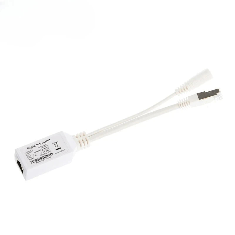 10PCS 9-48V POE Splitter Combiner Cable Isolated Gigabit Fast Ethernet Power Supply Adapter Qme