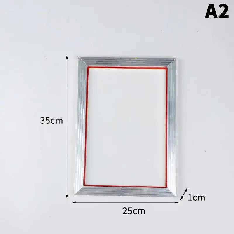 Aluminum Silk Screen Printing Frame T Shirt DIY Home Business Qme 2535cm No plug