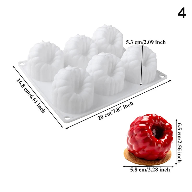 Strawberry French Dessert Mousse Moldorange Baking Mould Pineapple Qme 4