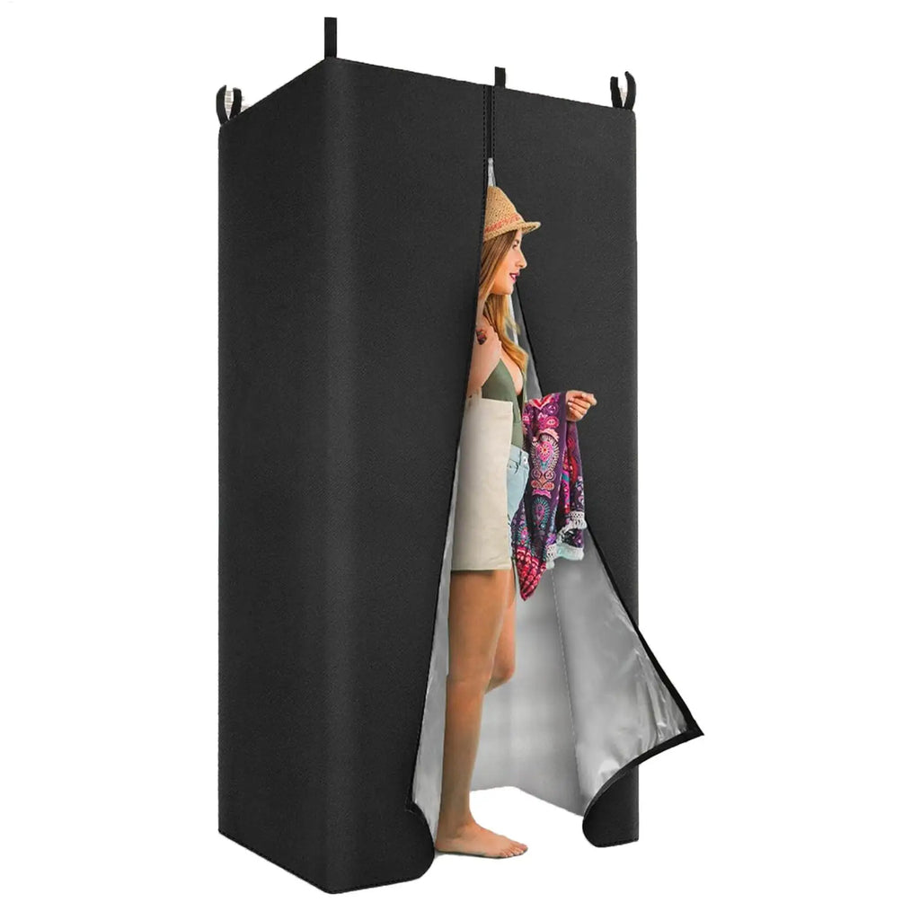 Portable Privacy Shower Tent Outdoor Waterproof Changing Room Shelter for Camping Hiking Beach Toilet Shower Bathroom Beach Boat Qme