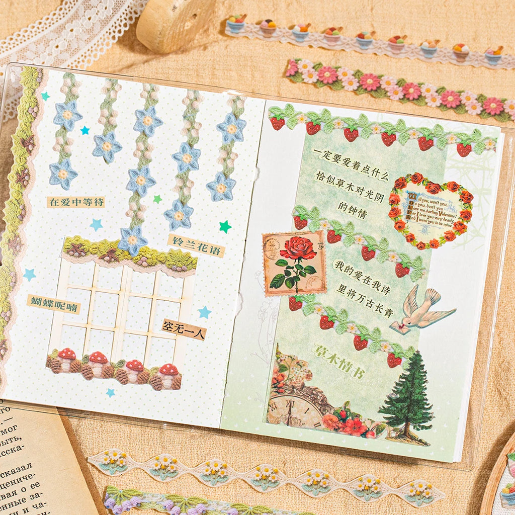 TIANZI 40 pcs Monogatari Series Stickers Cute Aesthetics Decor Junk Journal Scrapbooking Supplies Creative Stationery Sticker Qme