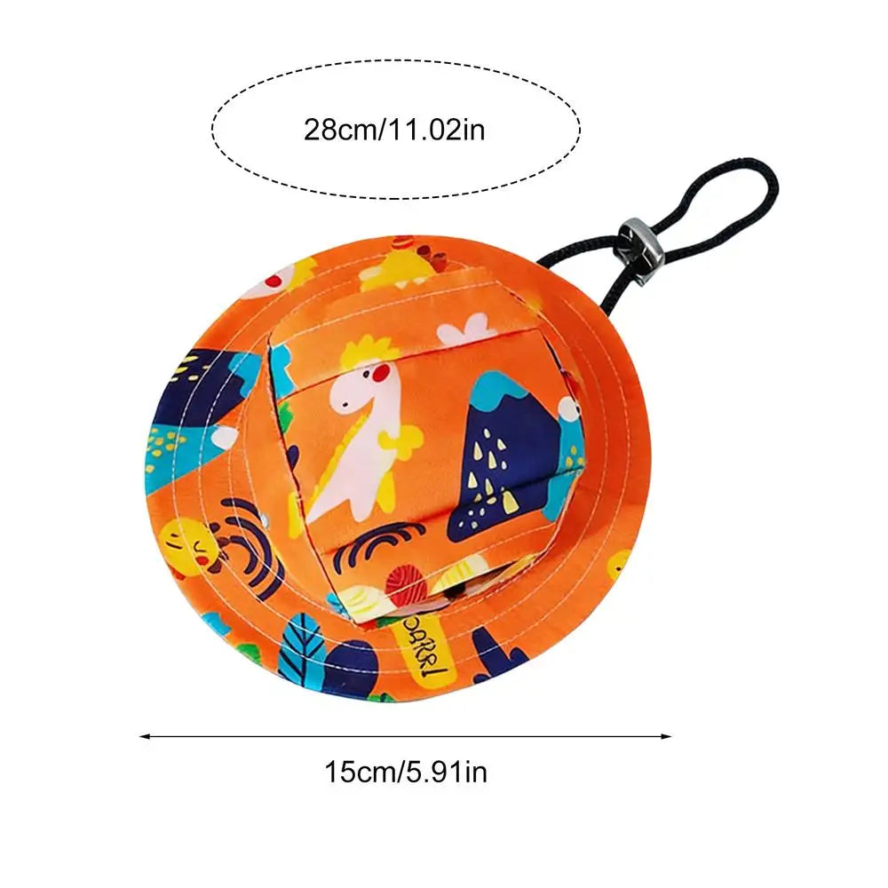 Hat For Dog With Ear Holes UV Protection Wide Brim Summer Dog Baseball Hat Cat Accessories For Small Medium Large Puppy Kitten Qme 01 S China Mainland