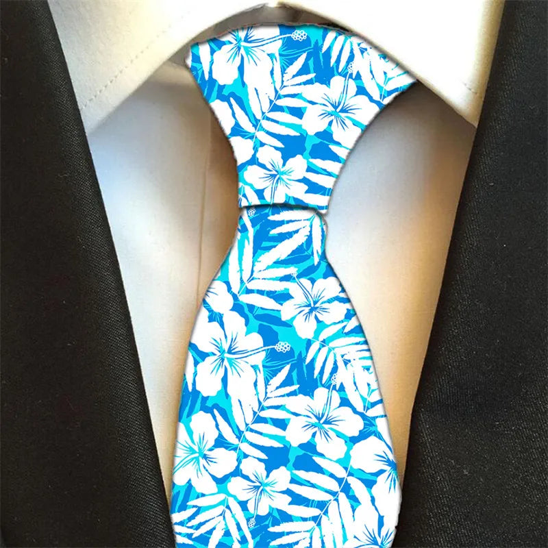 Red Skull Tie Personality Humor Men's Business Leader Ladies Party Qme