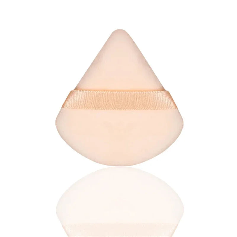 Velvet Cosmetic Foundation Puff Soft Triangle Makeup Puffs Women Face Beauty Sponge Blender Washable Makeup Powder Accessories Qme 1PCS Skin