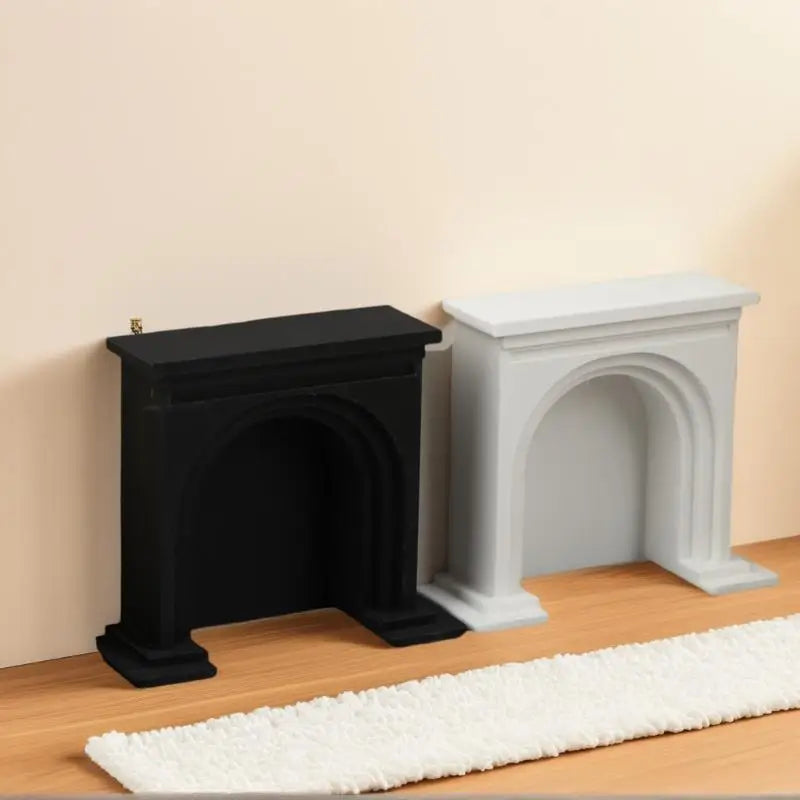 1 12 Children Pretend Play Toys Dollhouse Mini Fireplace Model Qme