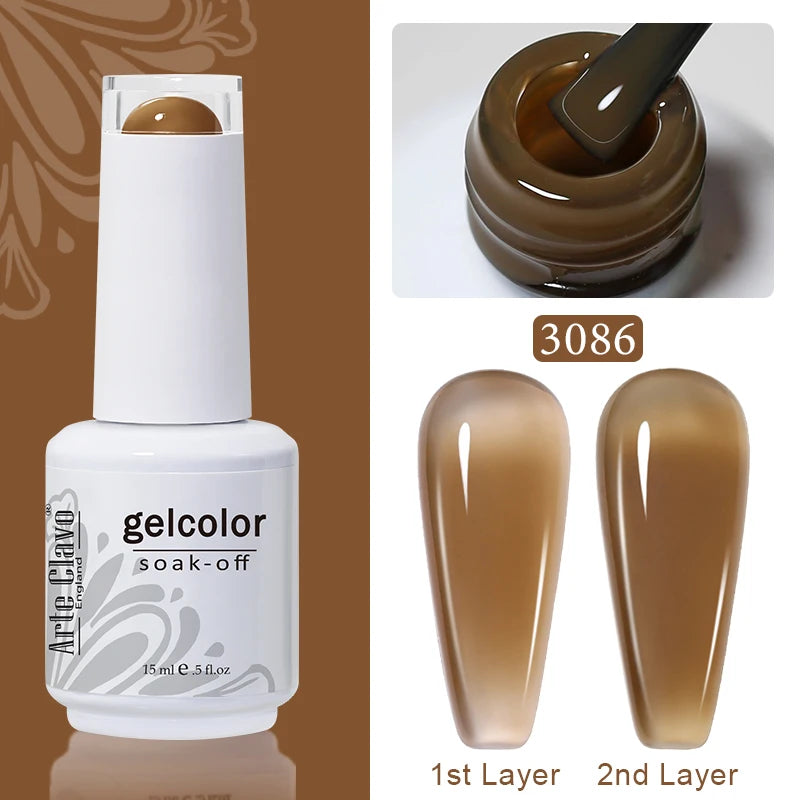 Arte Clavo Macaron Spring Series Gel Nail Polish Pigment Semi