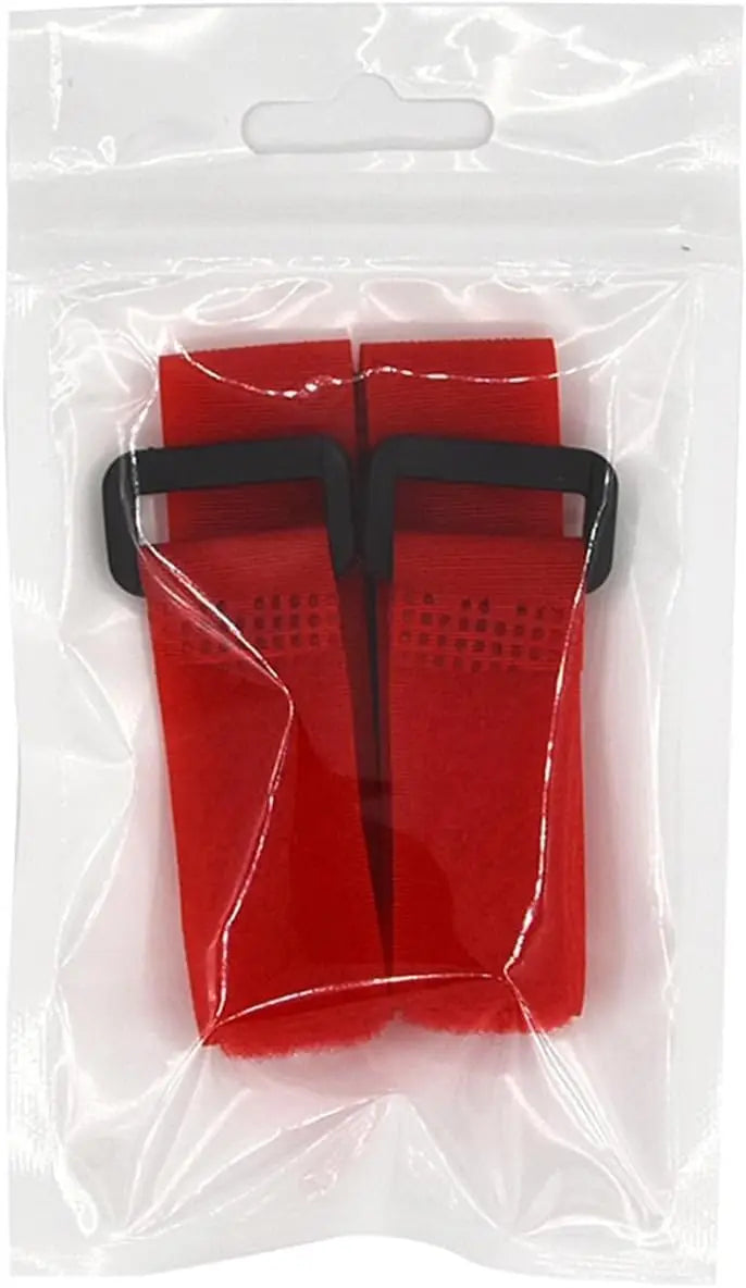 Anti Rooster Crowing Collar with Adjustable Noise Free Nylon Strap To Prevent Chickens From Screaming or Disturbing Neighbors Qme Red 2pcs
