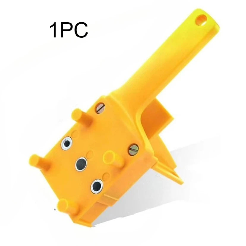 Wood Drilling Locator Jig Handheld Hole Punch Guide Positioning Tool Plastic Drill Guide Template For Woodworking Hole Drilling Qme 1PC
