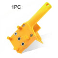 Wood Drilling Locator Jig Handheld Hole Punch Guide Positioning Tool Plastic Drill Guide Template For Woodworking Hole Drilling Qme 1PC