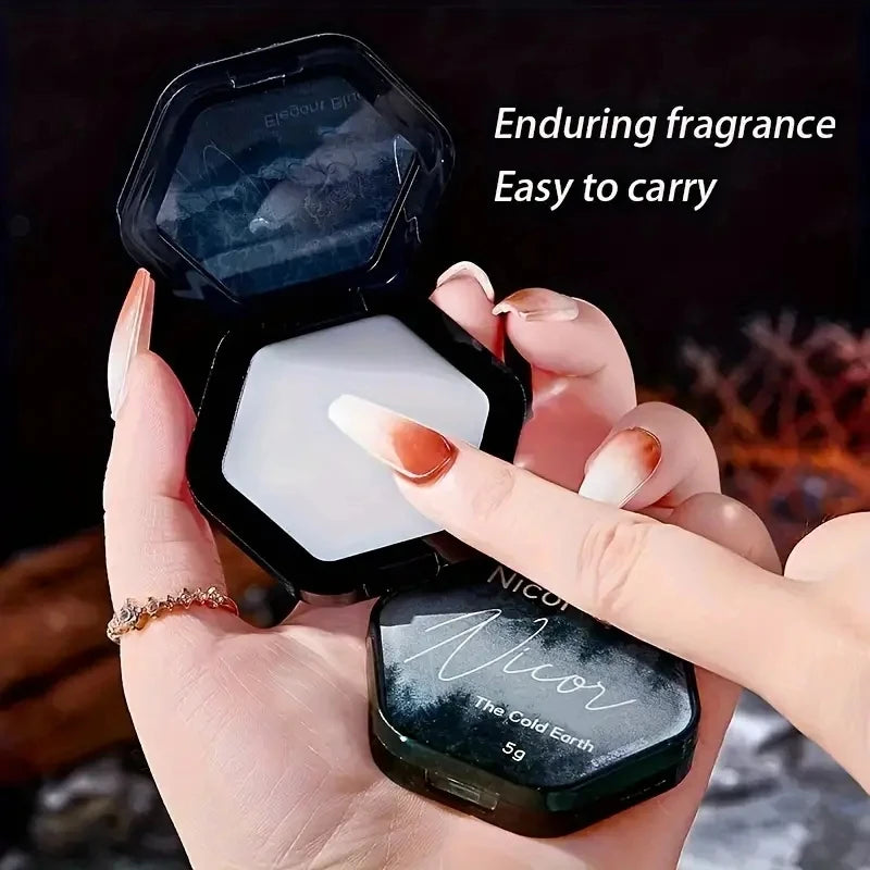 Men's Portable Refreshing Durable Solid Ointment Perfume Dating Daily Qme