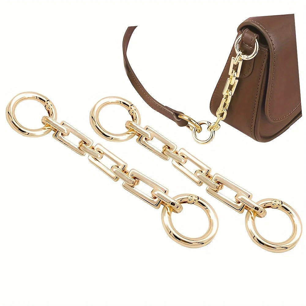 Extend the chain strap with replacement accessories. The chain pendant is suitable for shoulder crossbody wallets and bags Qme
