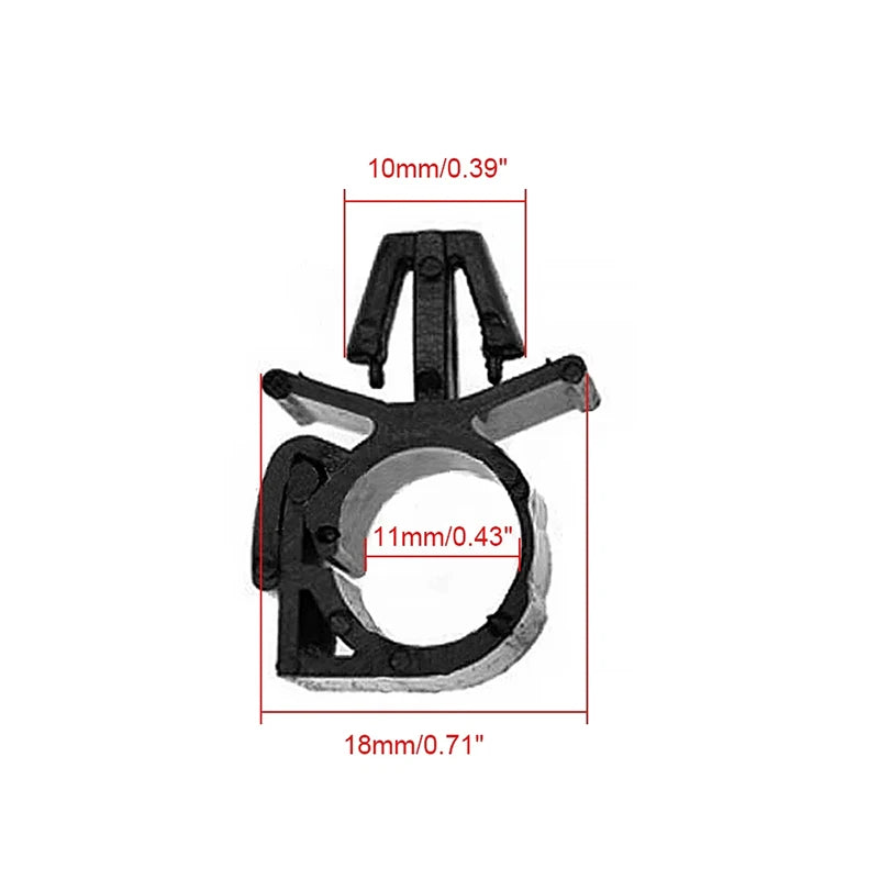 10PCS Car Wiring Harness Fastener Car Cable Fixed Buckle Clip Multifunction Cable Fixed Buckle Universal Car Accessories Tie Qme 10PCs