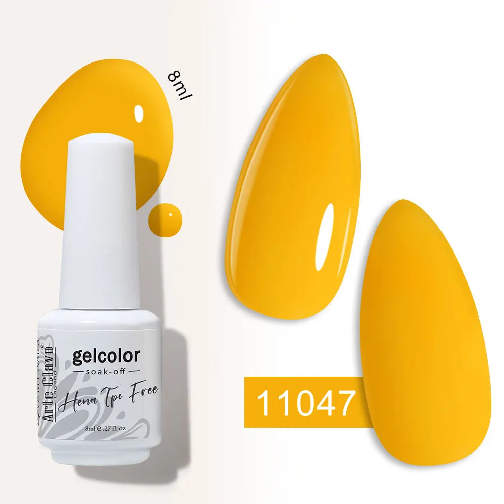 Arte Clavo Semi-permanent Gel Nail Varnish 180 Colors Semipermanent Qme