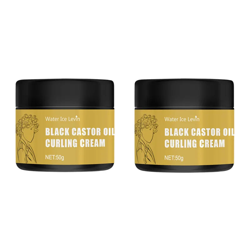Black Castor Oil Healthy Moisturizes And Defines Curls Suitable For Dry Curly Hair For Both Men And Women,Repair Hair Tangles Qme 2pcs
