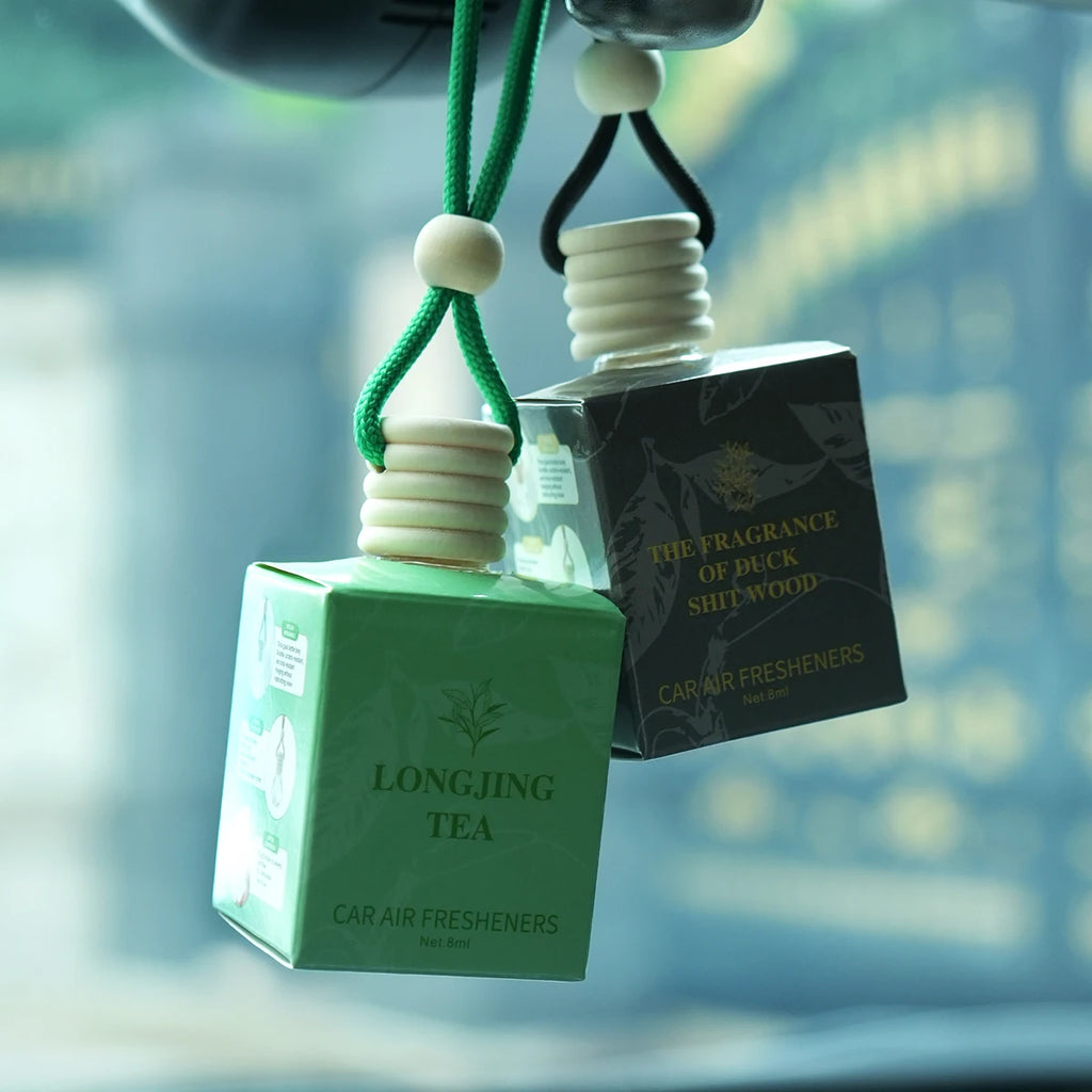 Tea Scented Car Perfume Lasting Fragrance Rope Mounted Alcohol Qme
