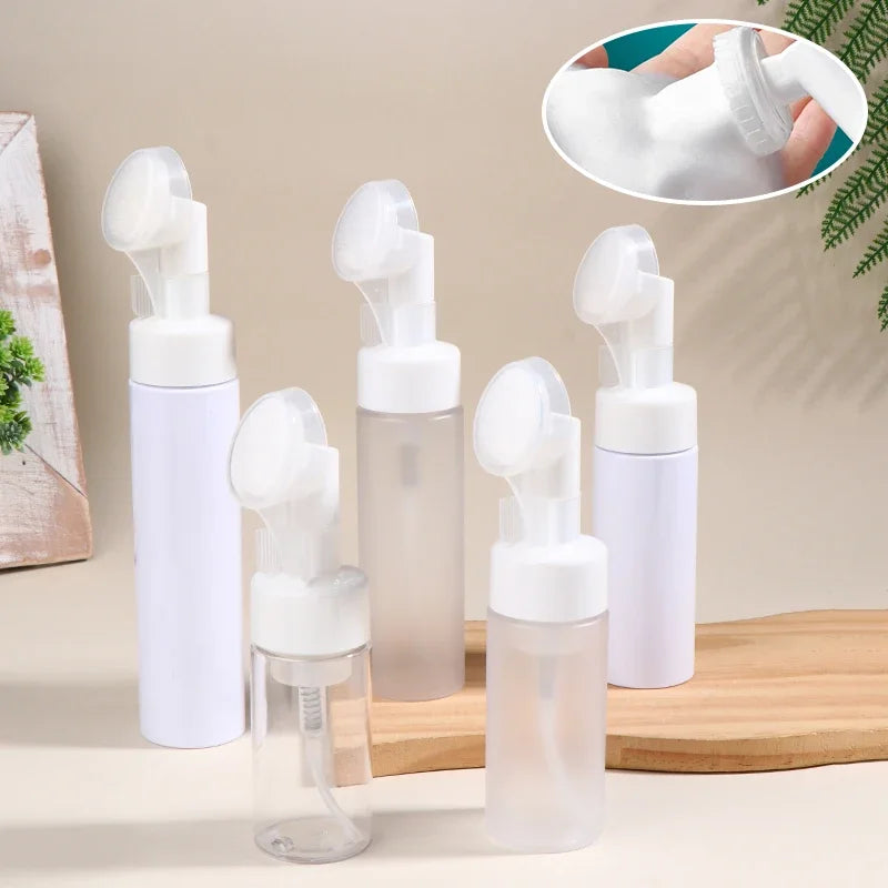 100 120 150 200 Empty Facial Cleanser Mousse Foam Gel Head Wash Brush Qme