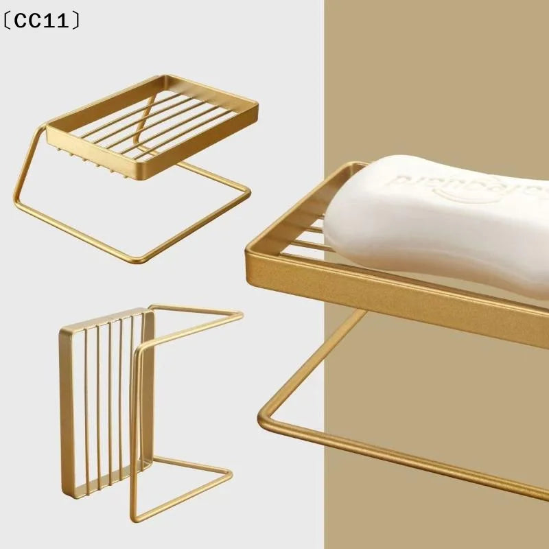 Self Draining Stainless Steel Soap Dish Bar Holder Shower Bathroom Qme