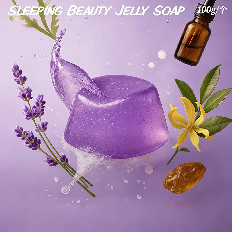 Mild Nourishing Handmade Jelly Soap Floral Fruity Scented Shower Gel Qme Princess 100g