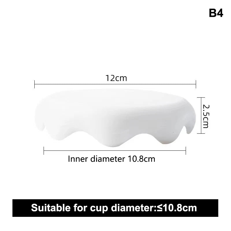 Multi Sizes Silicone Leakproof Mug Lid Heat Insulation Coffee Cup Qme B4