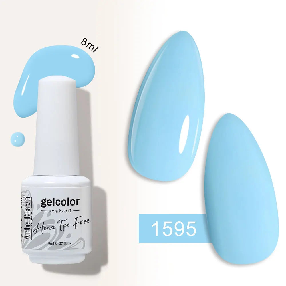 Arte Clavo Semi-permanent Gel Nail Varnish 180 Colors Semipermanent