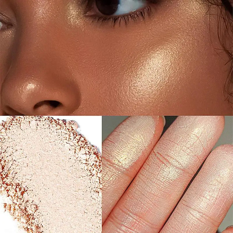 Rose Diamond Gloss Powder Highlighter Stick Glitter Illuminator Qme