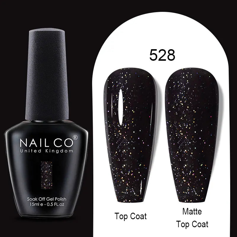 NAILCO Winter Red Gel Nail Polish Semi Permanent Soak Off Varnishes