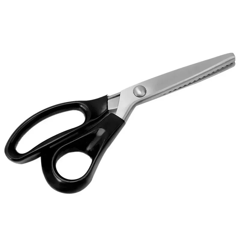 Stainless Steel Shears Lace Scissor Professional Dressmaking Zig Zag Qme