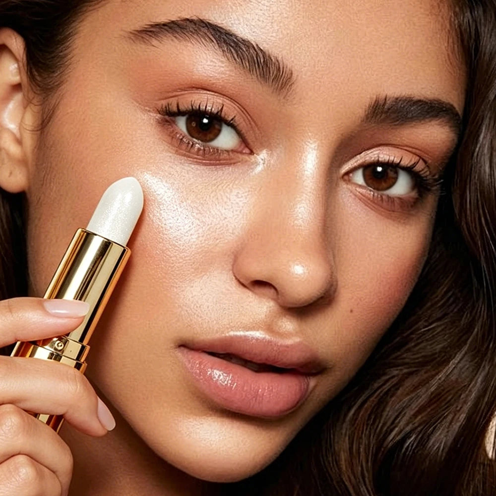 JUJU DREAM Waterproof Highlighter Stick Silky Shimmer Glow Multi-use Qme
