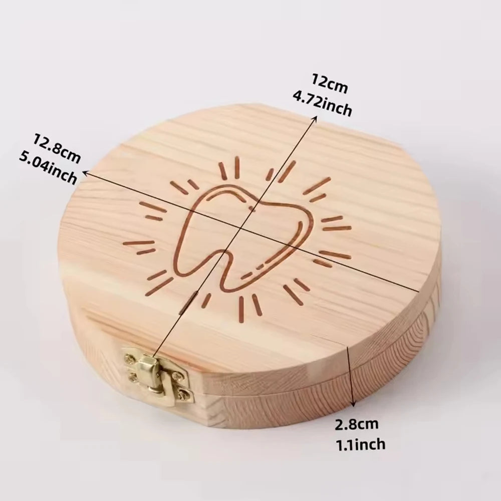 1PC Children's Milk Tooth Box - Baby Collection Box For Preserving Milk Teeth And Storing Teeth As A Memento Qme