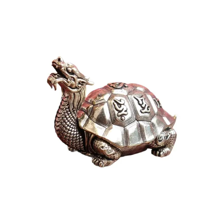Man Statues Home Office Collectible Decor Creative Dragon Turtle Qme Default Title