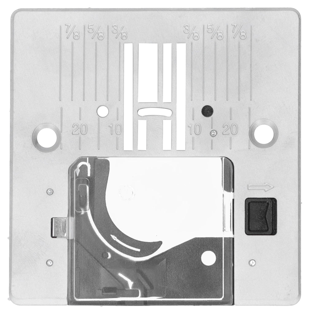 H20A Sewing Needle Plate Iron Household Sewing Machine Needle Board Replacement Fittings Sewing Machine Needle Plate Qme WHITE