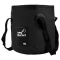Portable Foldable Water Bucket Multifunctional Outdoor Camping Washing Bag Car Wash Bucket Collapsible Sink Qme Black-12L
