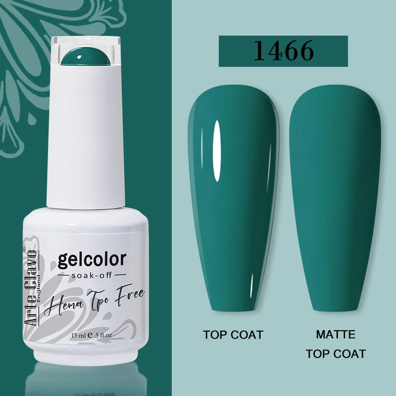 Arte Clavo Summer Nails Tip Candy Series Jelly Gel Nail Polish Blue