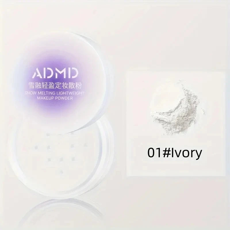 Lightweight Setting Powder Waterproof Sweat Resistant Long-lasting Qme 01 Ivory