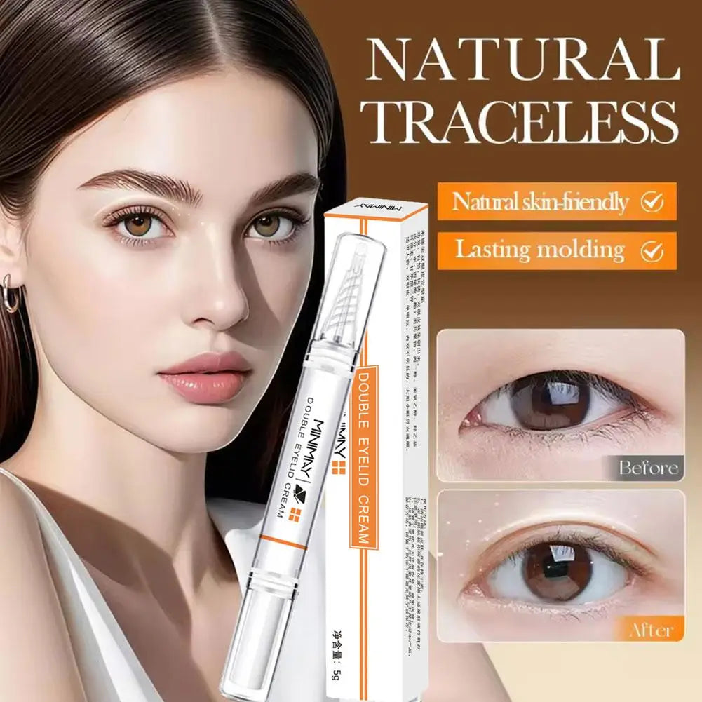 Double Eyelid Styling Cream Natural Invisible Eye Ware Essence Glue Qme