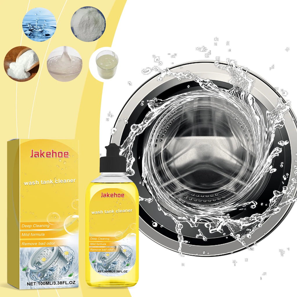 Washing Machine Cleaner Eco-Friendly Deep Cleaning Liquid Washer Cleaner Deodorizer Detergent Washing Machine Cleaning Liquid Qme