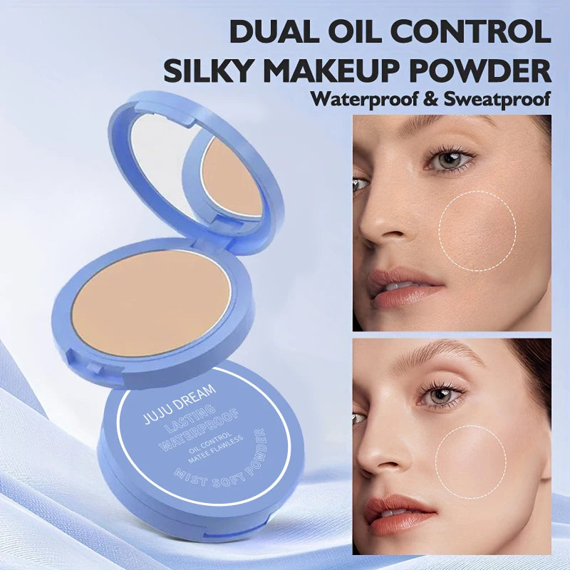 Oil-controlling Concealer Soft-focus Setting Powder Covers Pores Qme